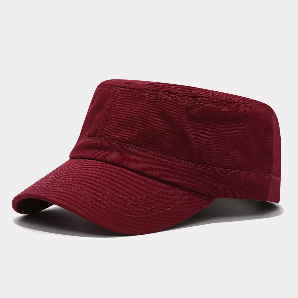 Solid Color Military Style Cadet Hat - Lilixa.store