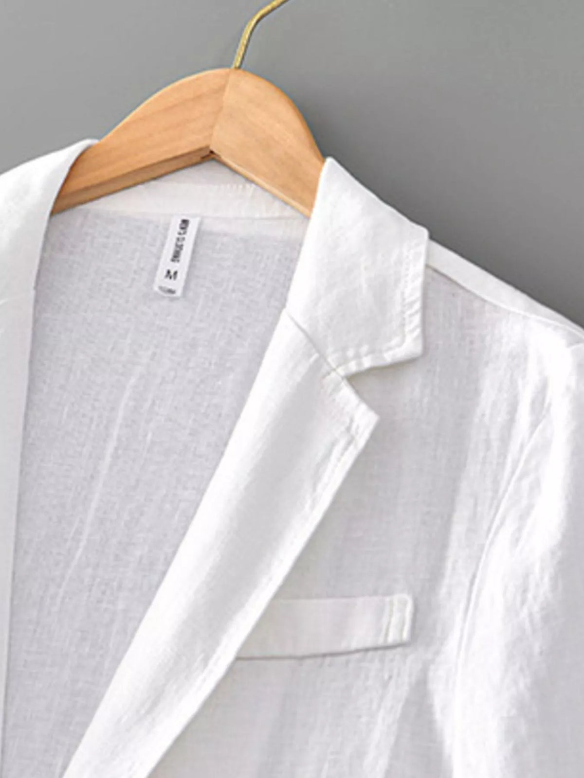 Men's Plus Size Lapel Collar Button Up Blazer - Lilixa.store