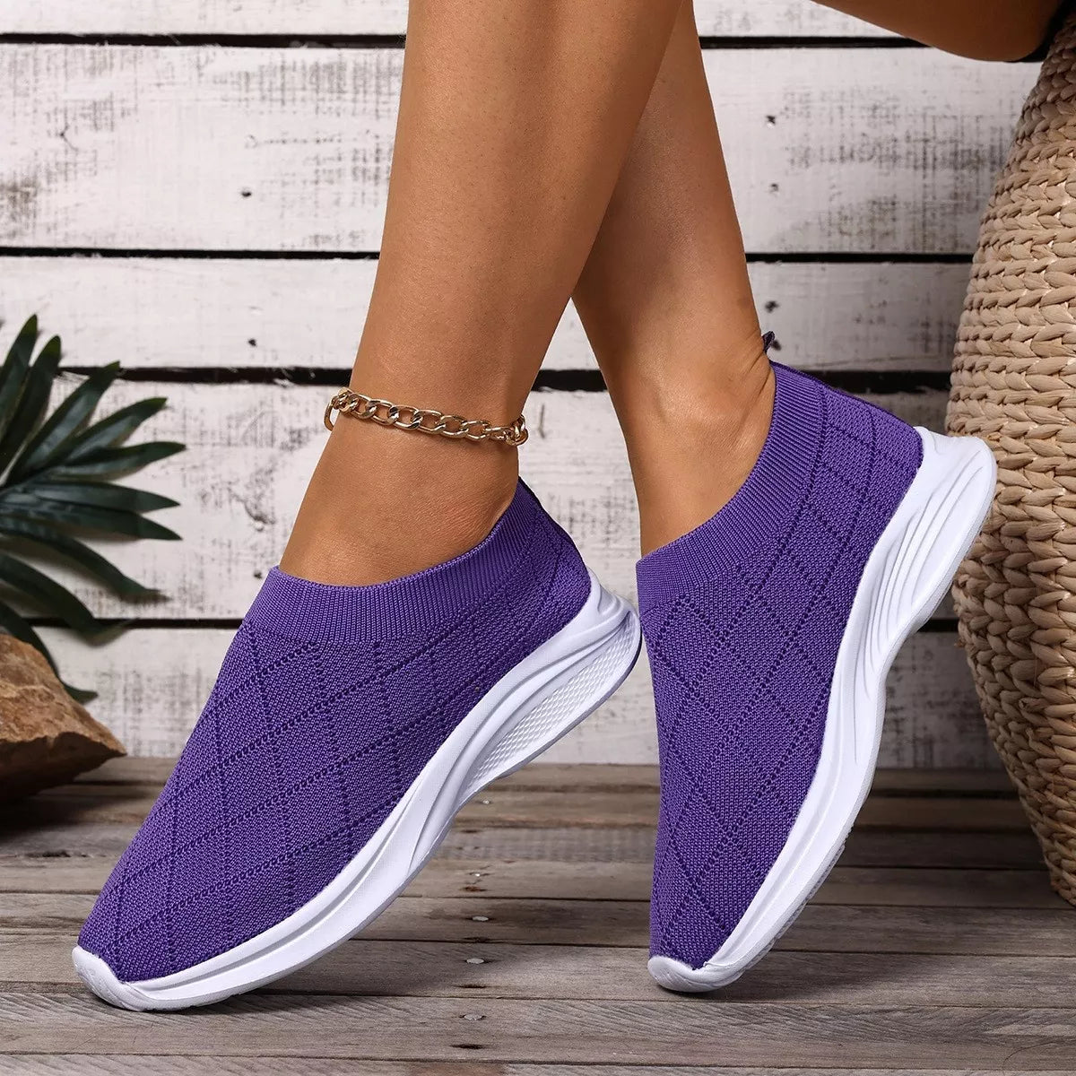 Breathable Mesh Round Toe Shoes - Lilixa.store