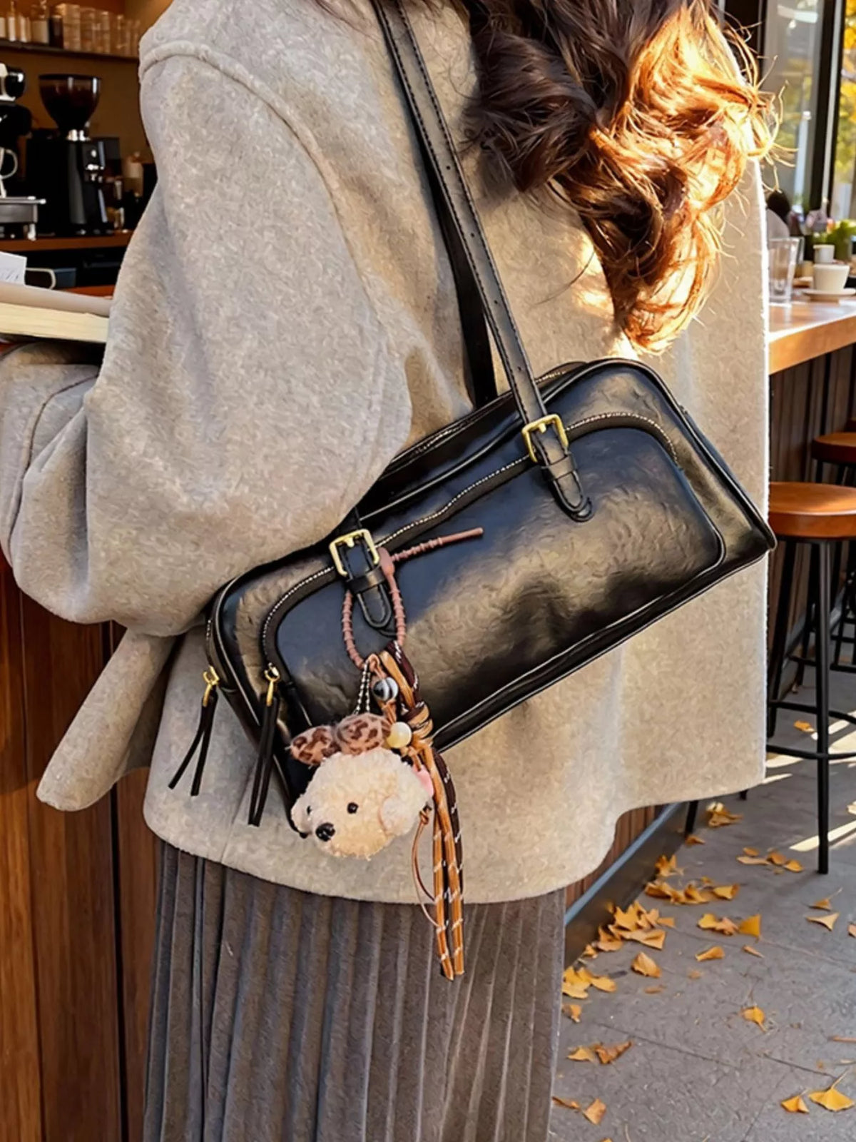 PU Leather Shoulder Bag - Lilixa.store