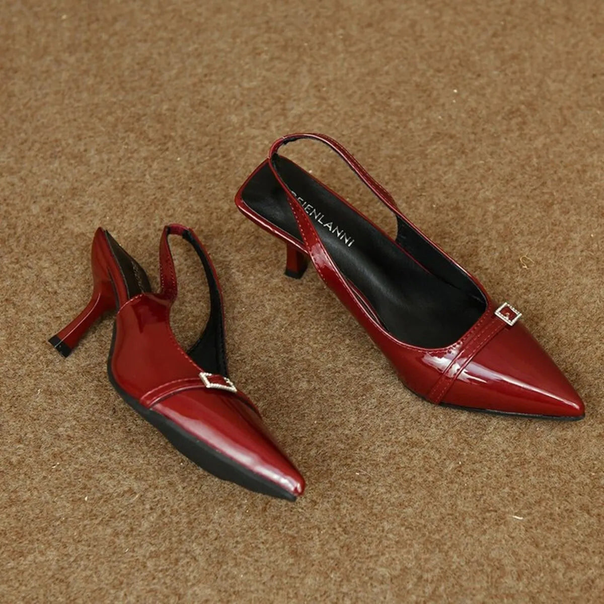Pointed Toe Slingback Pumps - Lilixa.store