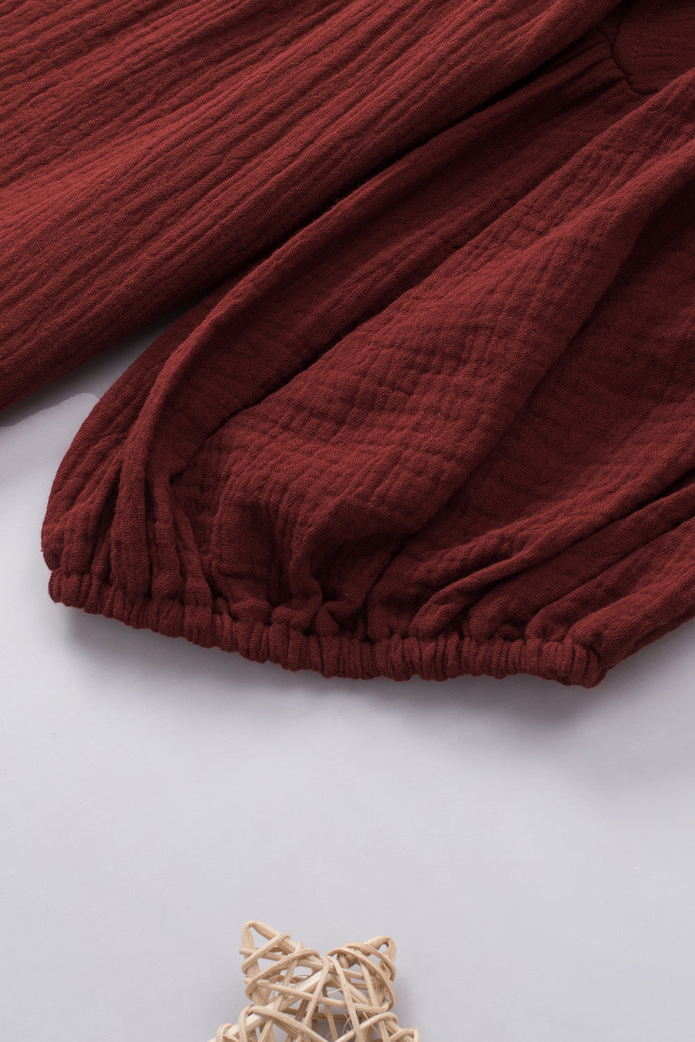 Dropped Shoulder V-Neck Blouse, view 20