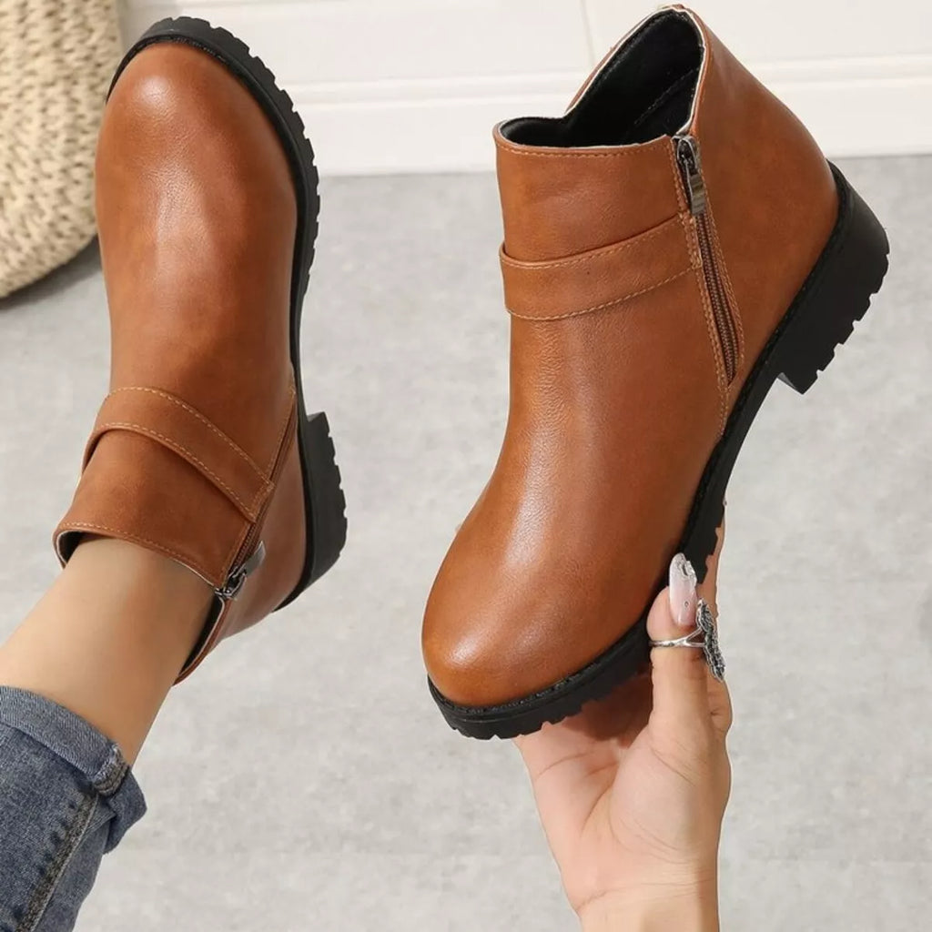 Buckle Accent Ankle Boots, view 8
