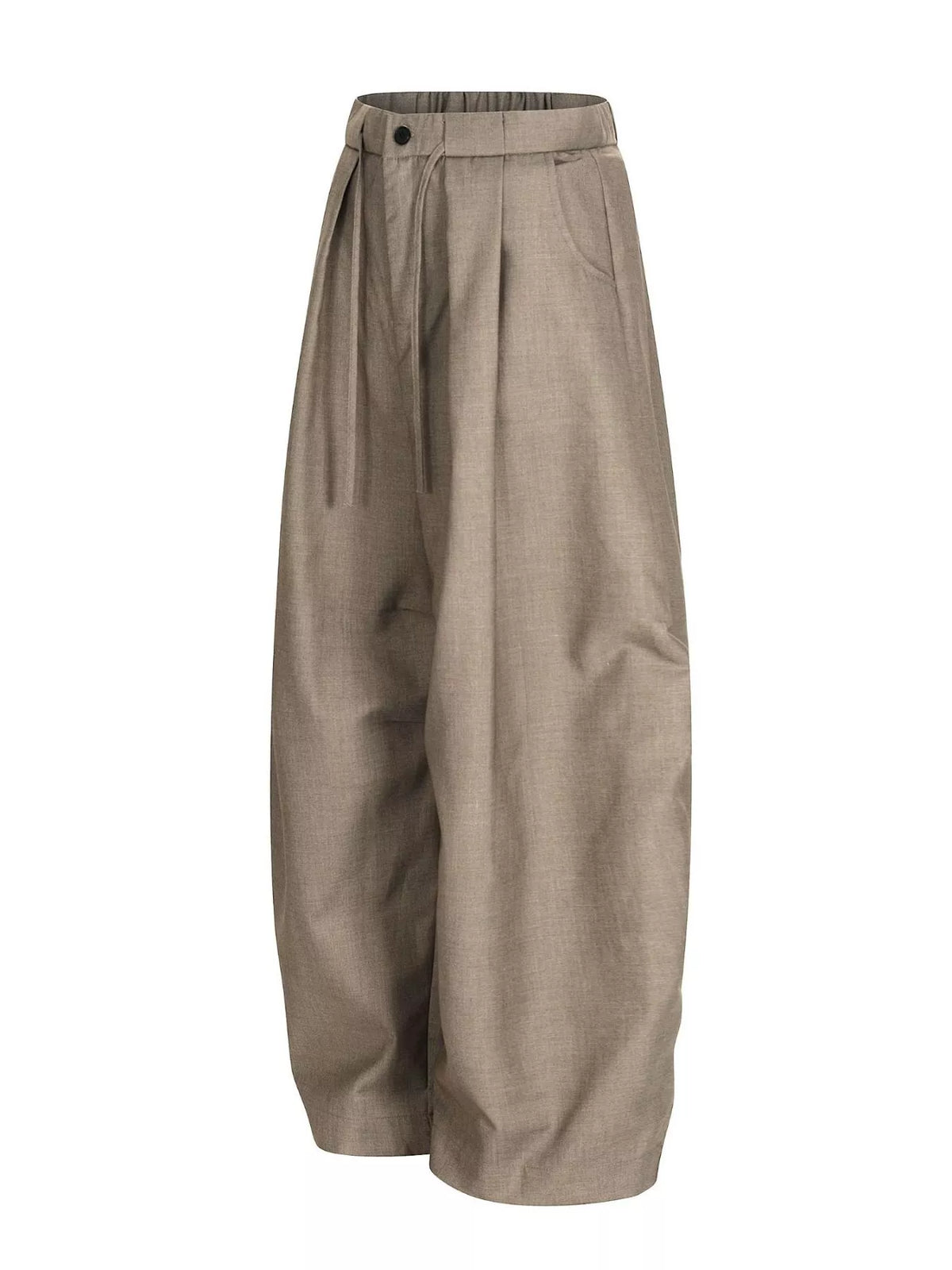 Men's Wide Leg Pleated Pants