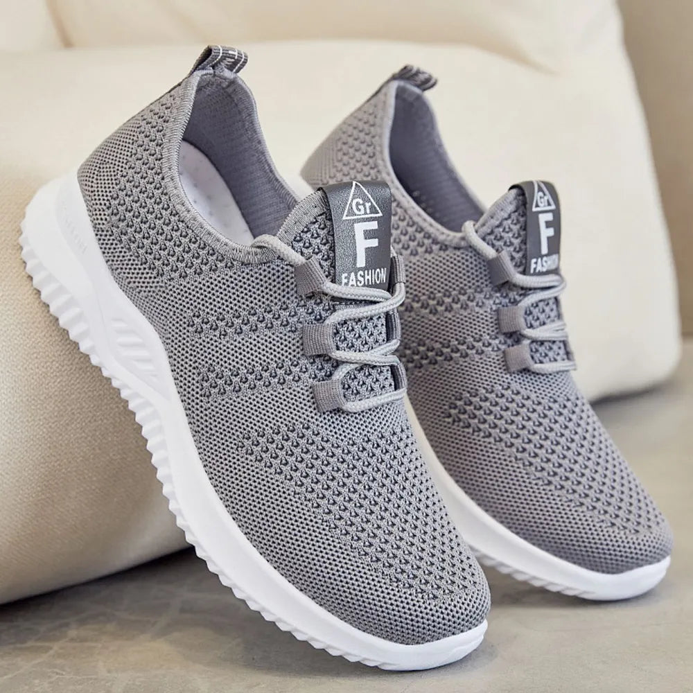 Breathable Mesh Lace Up Athletic - Lilixa.store
