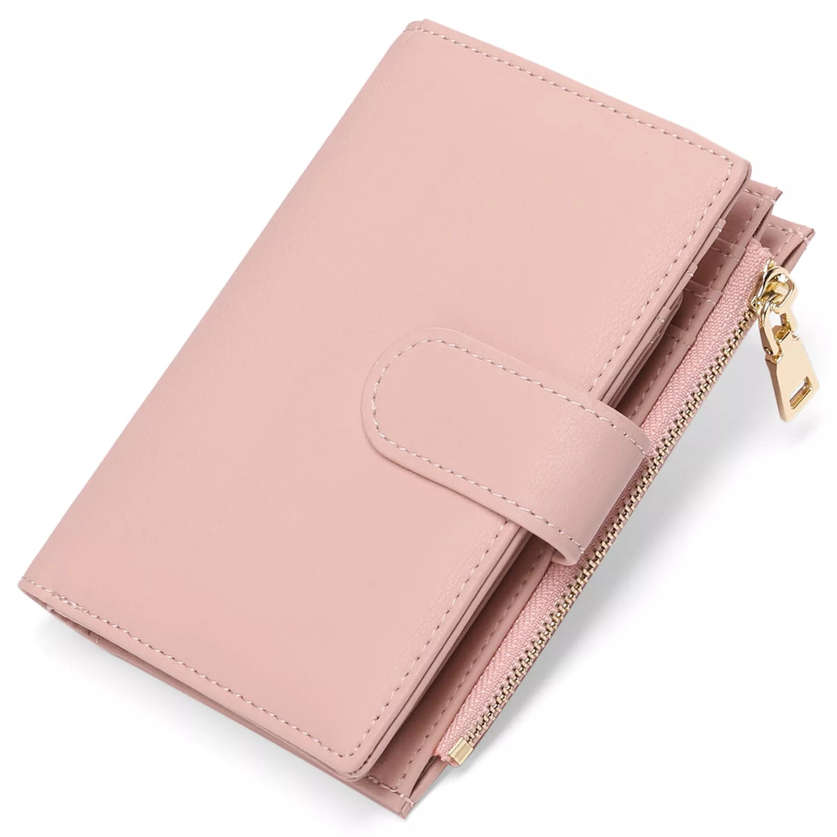 Solid Color Leather Wallet - Lilixa.store
