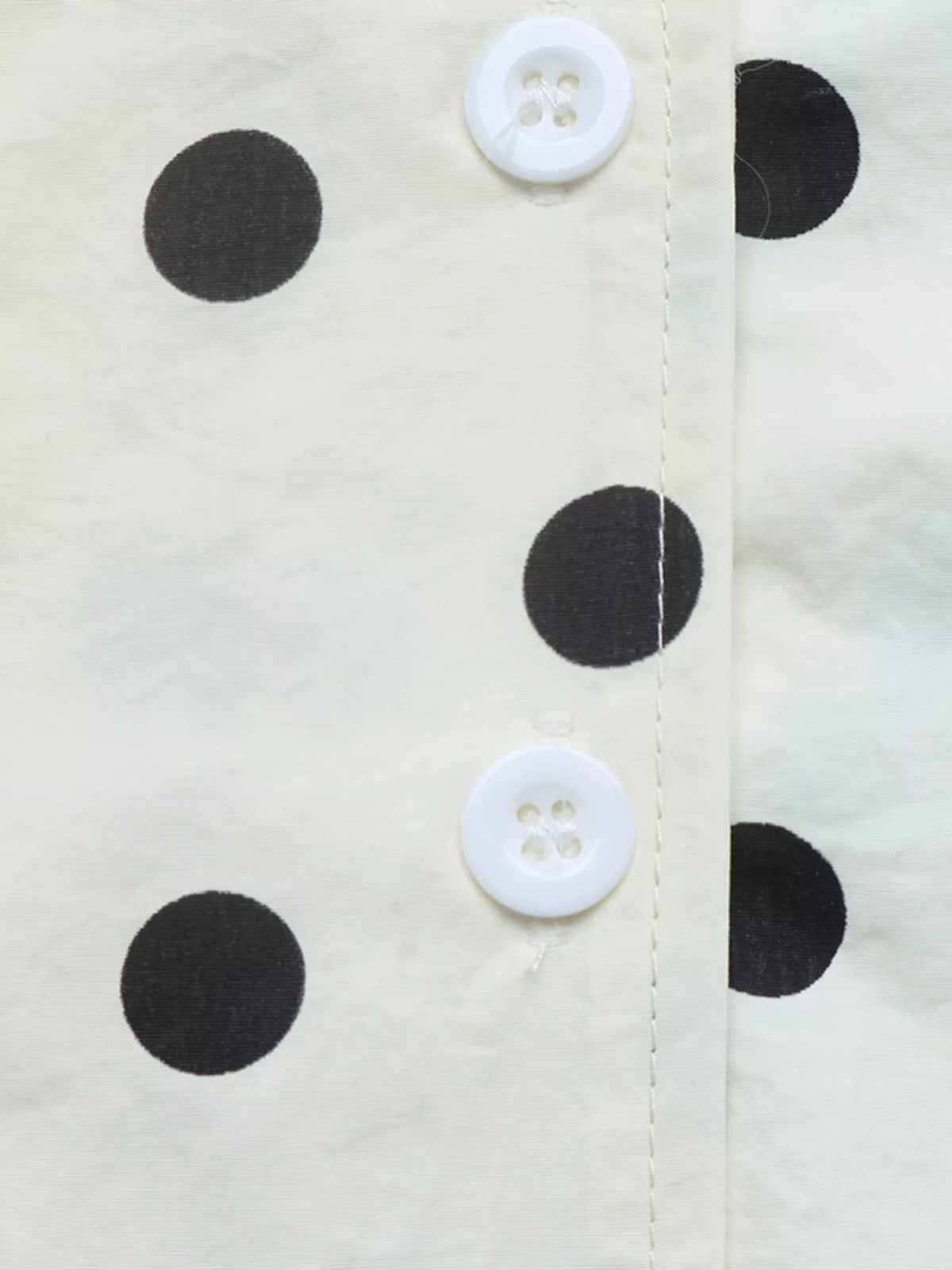 Polka Dot Stand-Collar Casual Jacket