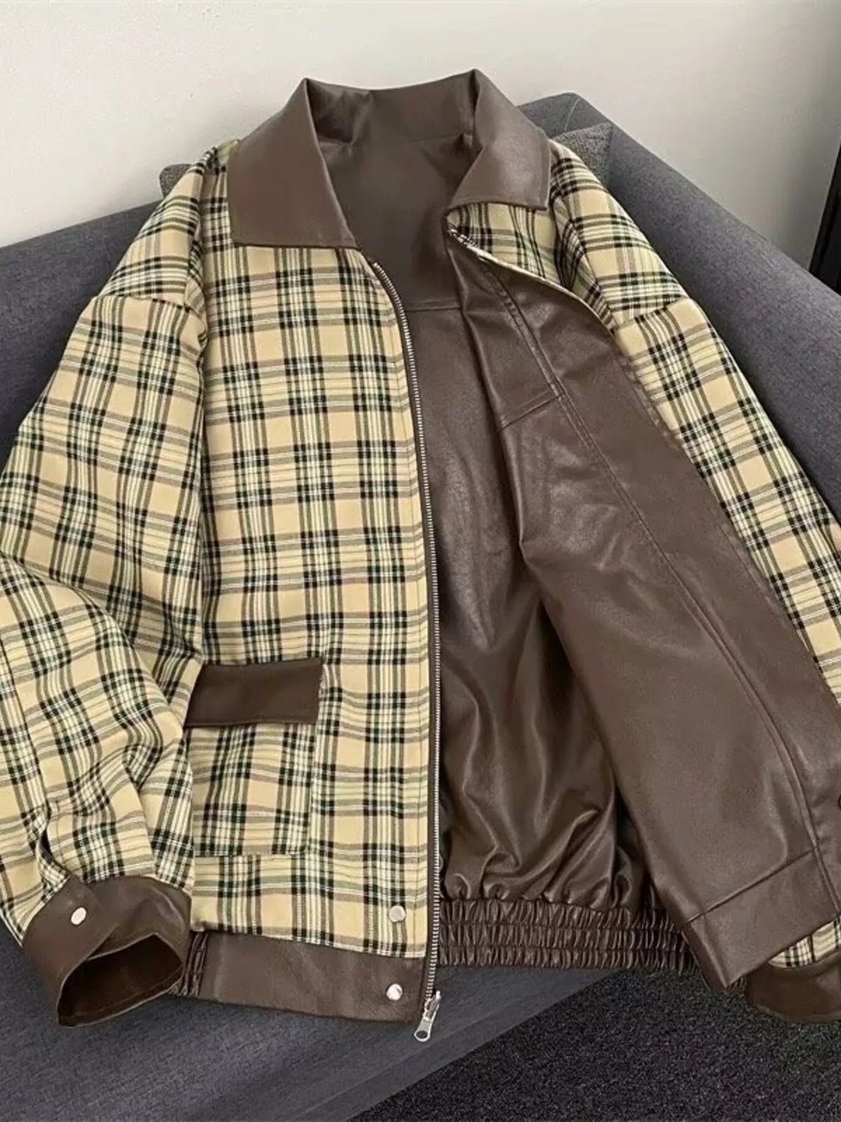 Men's Reversible Zip Up Jacket - Lilixa.store