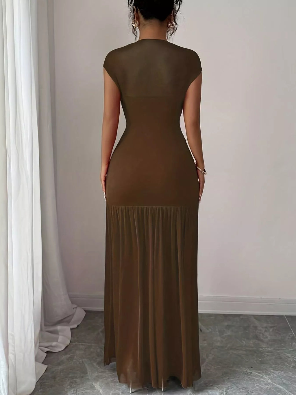 Ruched Bodycon Maxi Dress - Lilixa.store