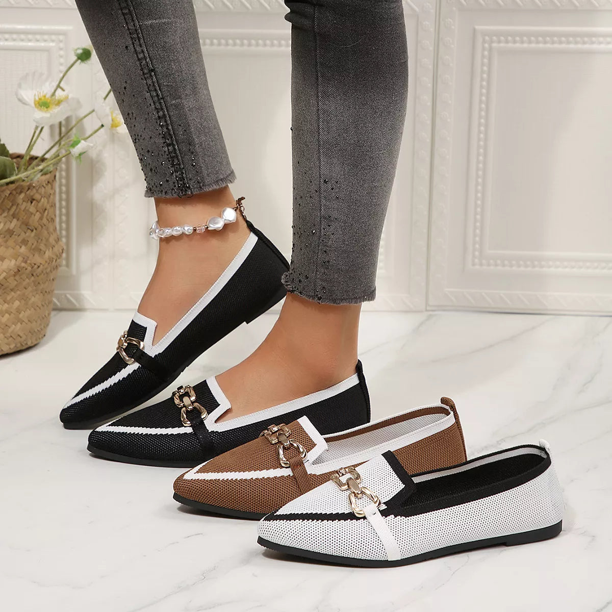 Point Toe Slip-Ons - Lilixa.store