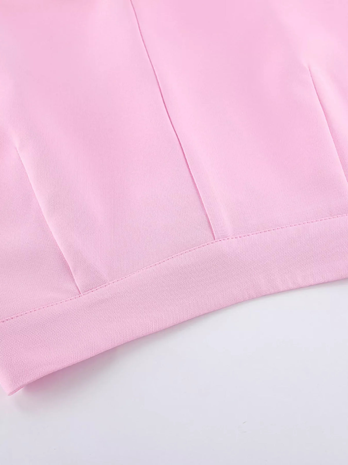 Sleeveless Blazer and Wide-Leg Pants Two-Piece Set in Pink, view 19