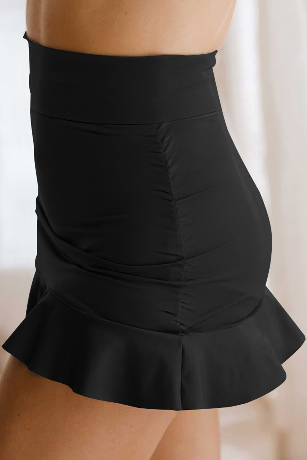 Ruffle Hem Swim Skort - Lilixa.store