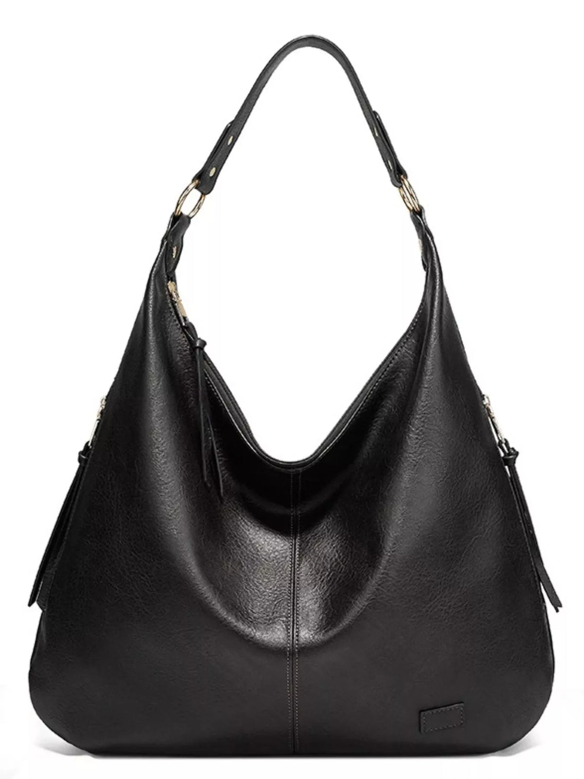 Leather Slouchy Shoulder Bag - Lilixa.store