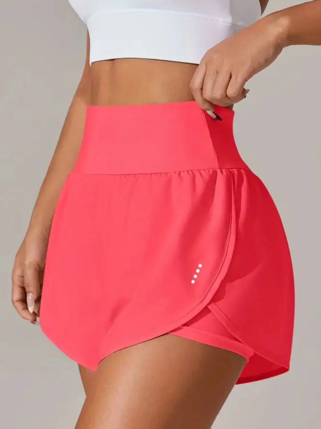Pocketed High Waist Active Shorts - Lilixa.store