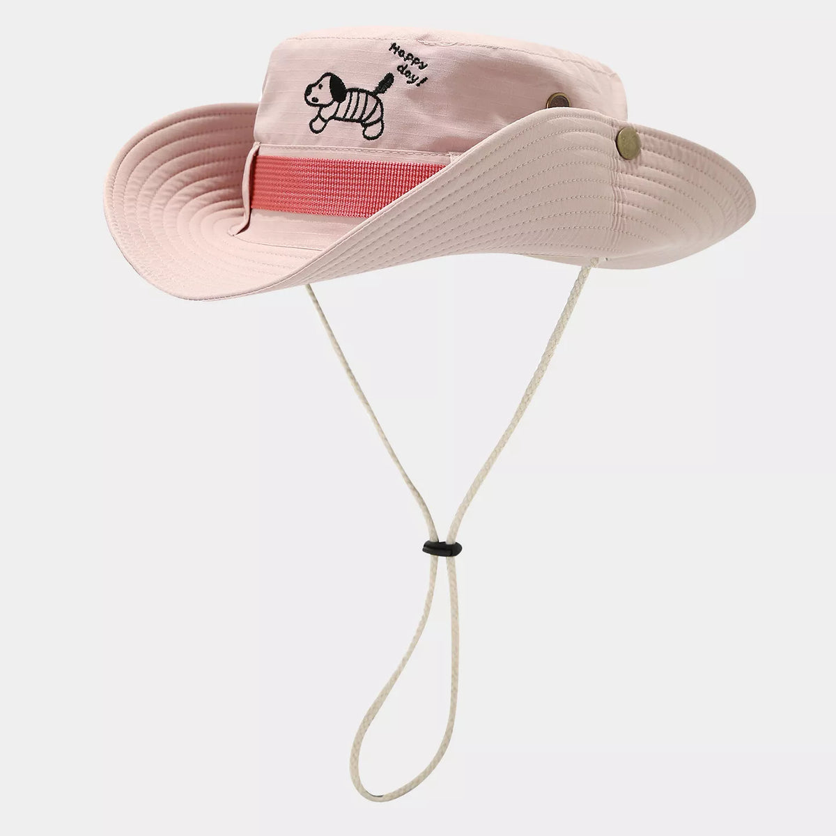 Cartoon Embroidered Sun Protection Bucket Hat - Lilixa.store