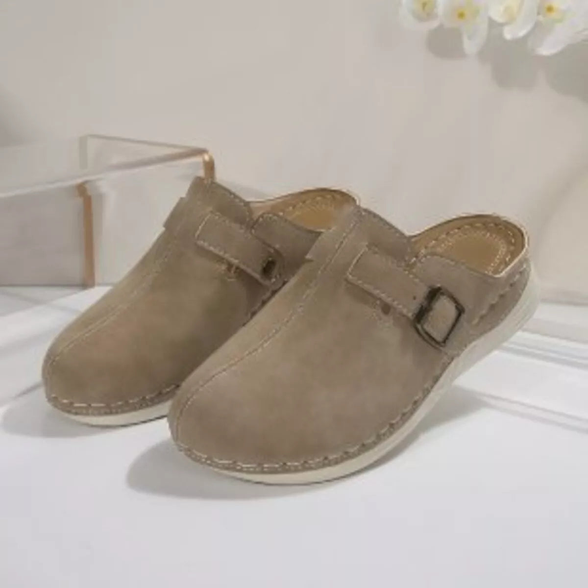 Buckle Accent Slip-Ons, view 12