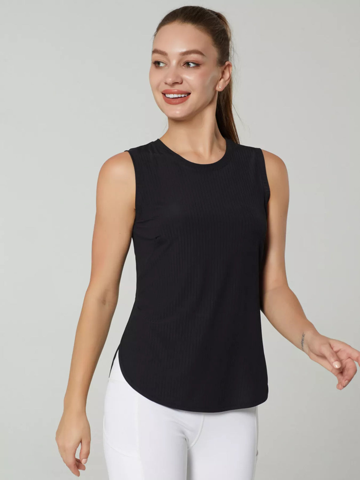 Lightweight Ribbed Active Tank - Lilixa.store