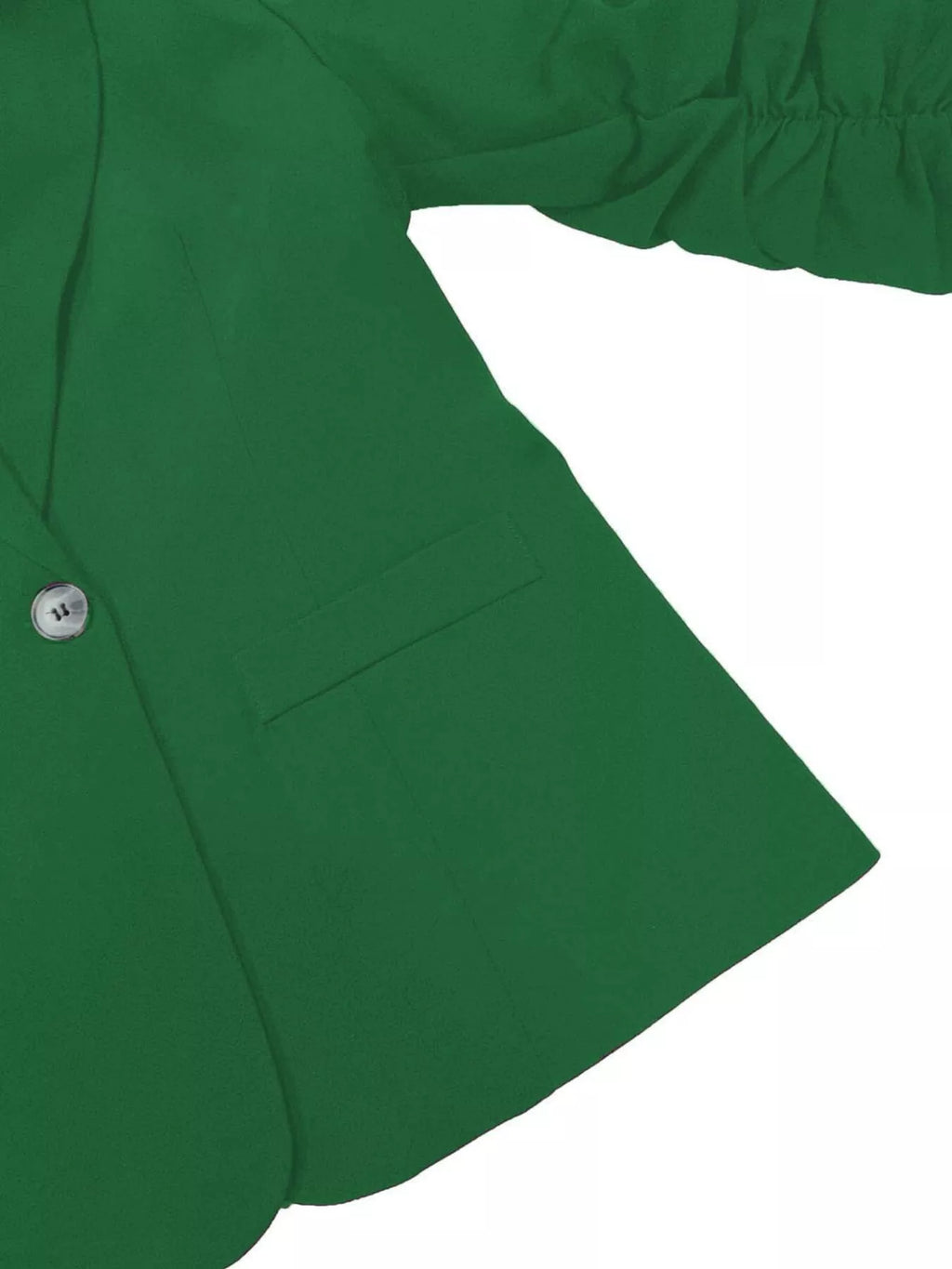 Full Size One Button Lapel Collar Blazer Plus Size - Lilixa.store