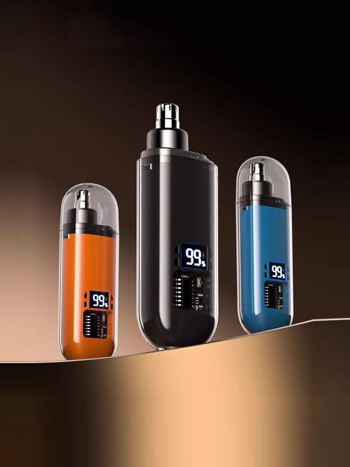 Rechargeable LED Display Nose Hair Trimmer - Lilixa.store