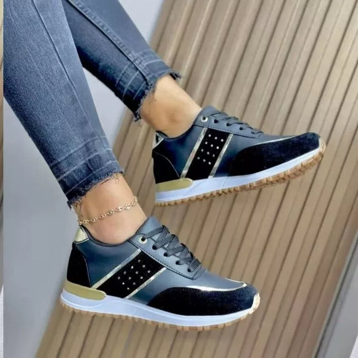 Round Toe Lace Up Athletic - Lilixa.store