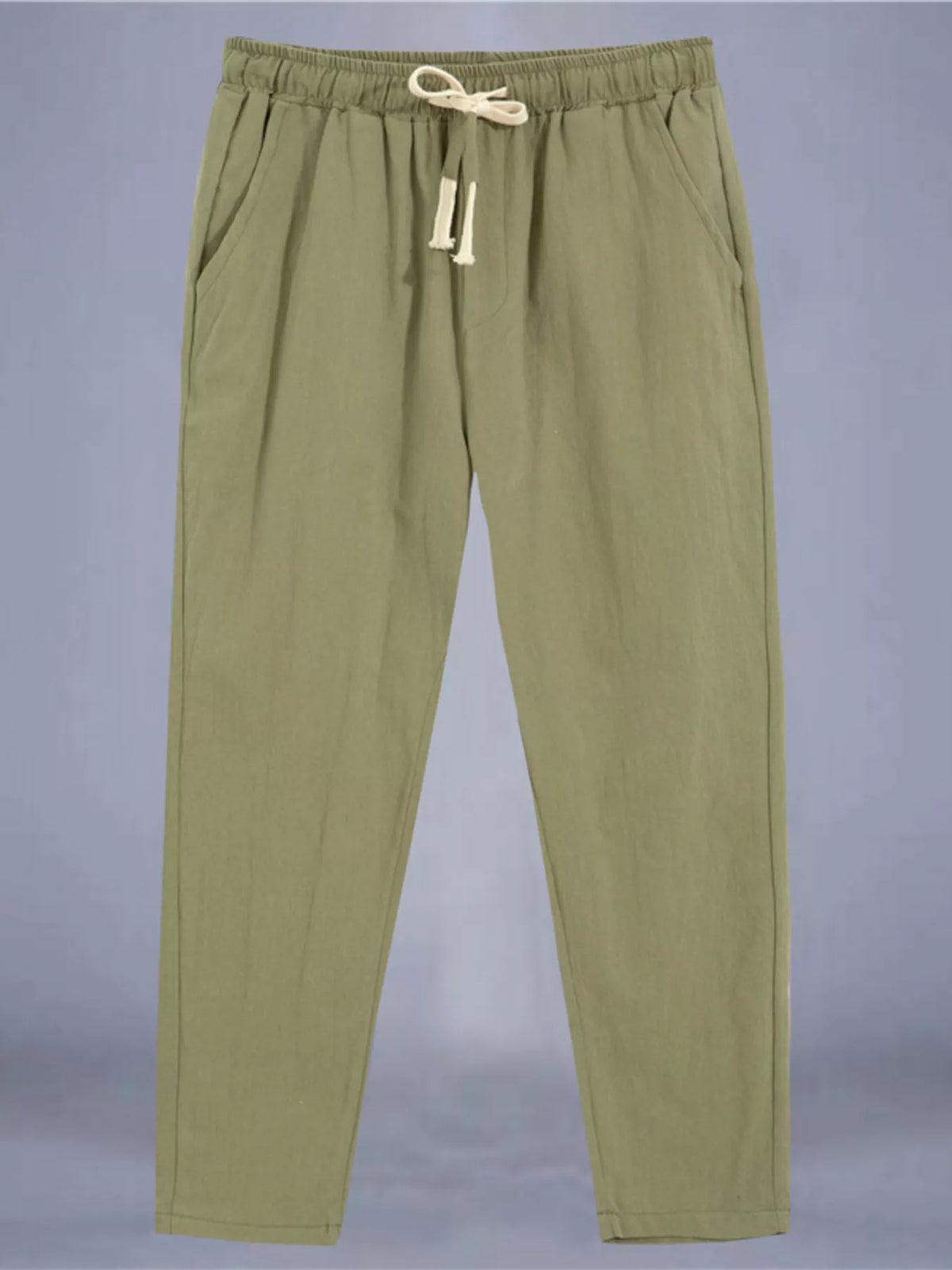 Men's Plus Size Drawstring Loose Fit Pants