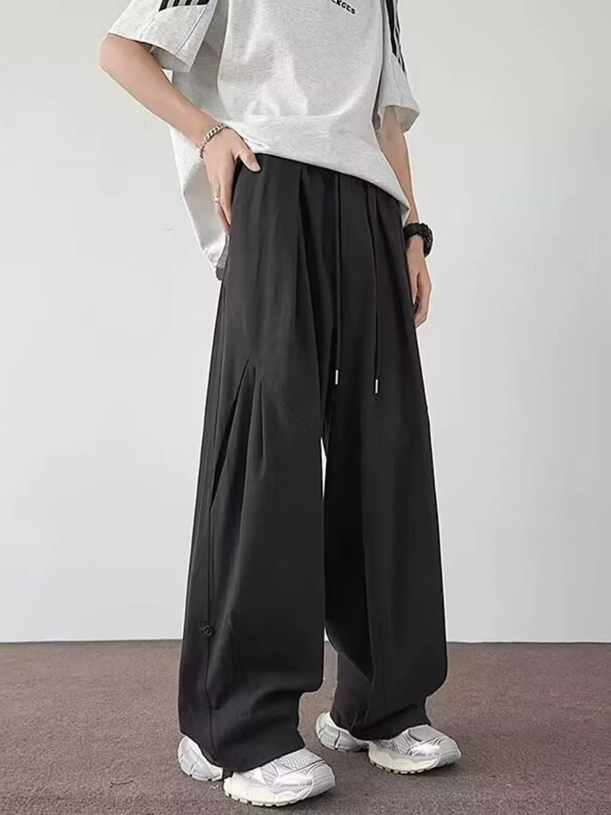 Men's Plus Size Loose Fit Casual Cargo Pants, view 5