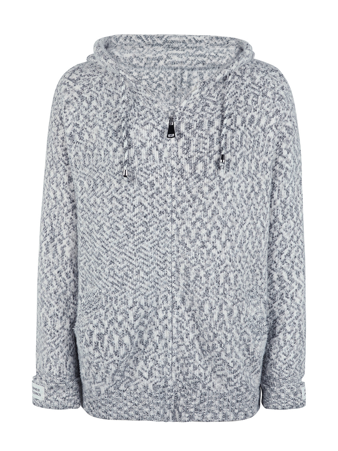 Zip-Up Hooded Sweater, view 3