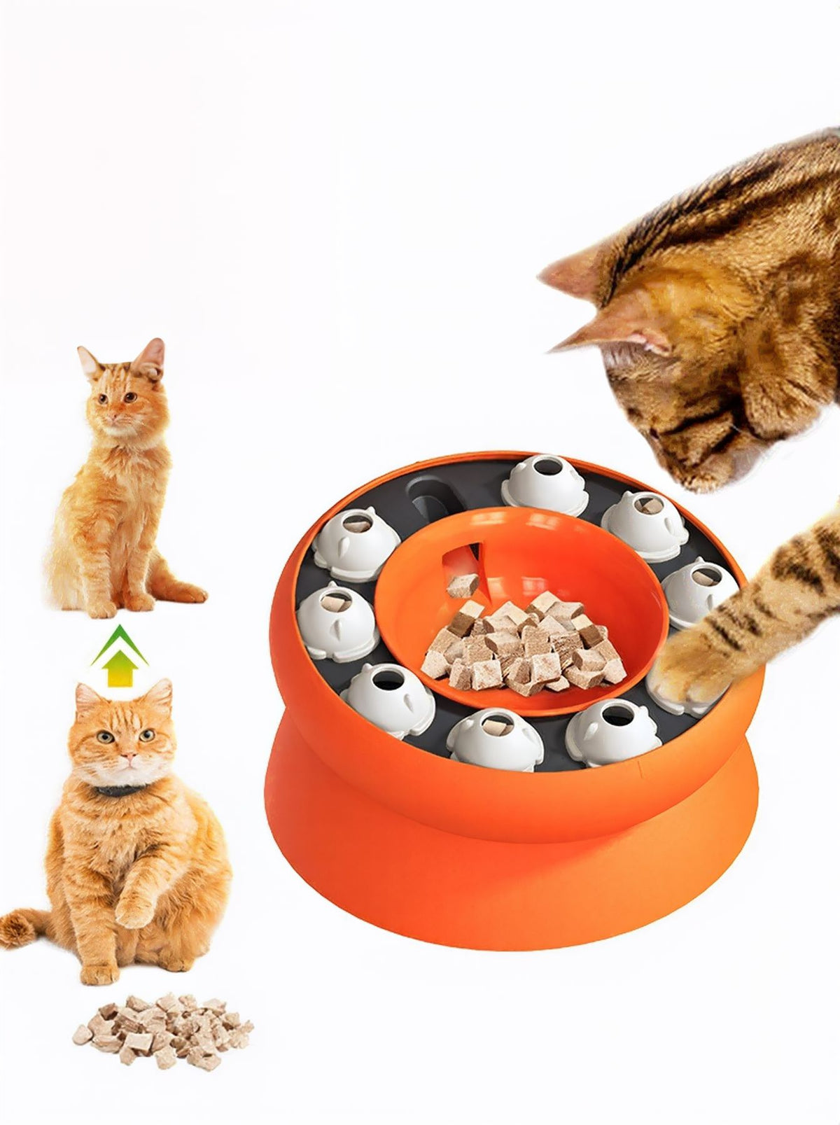 Interactive Cat Treat Dispenser Puzzle Toy - Lilixa.store