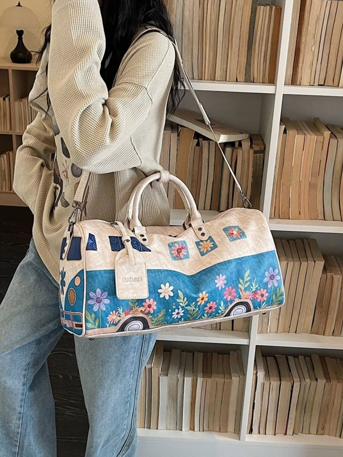 Floral Print Duffel Bag - Lilixa.store