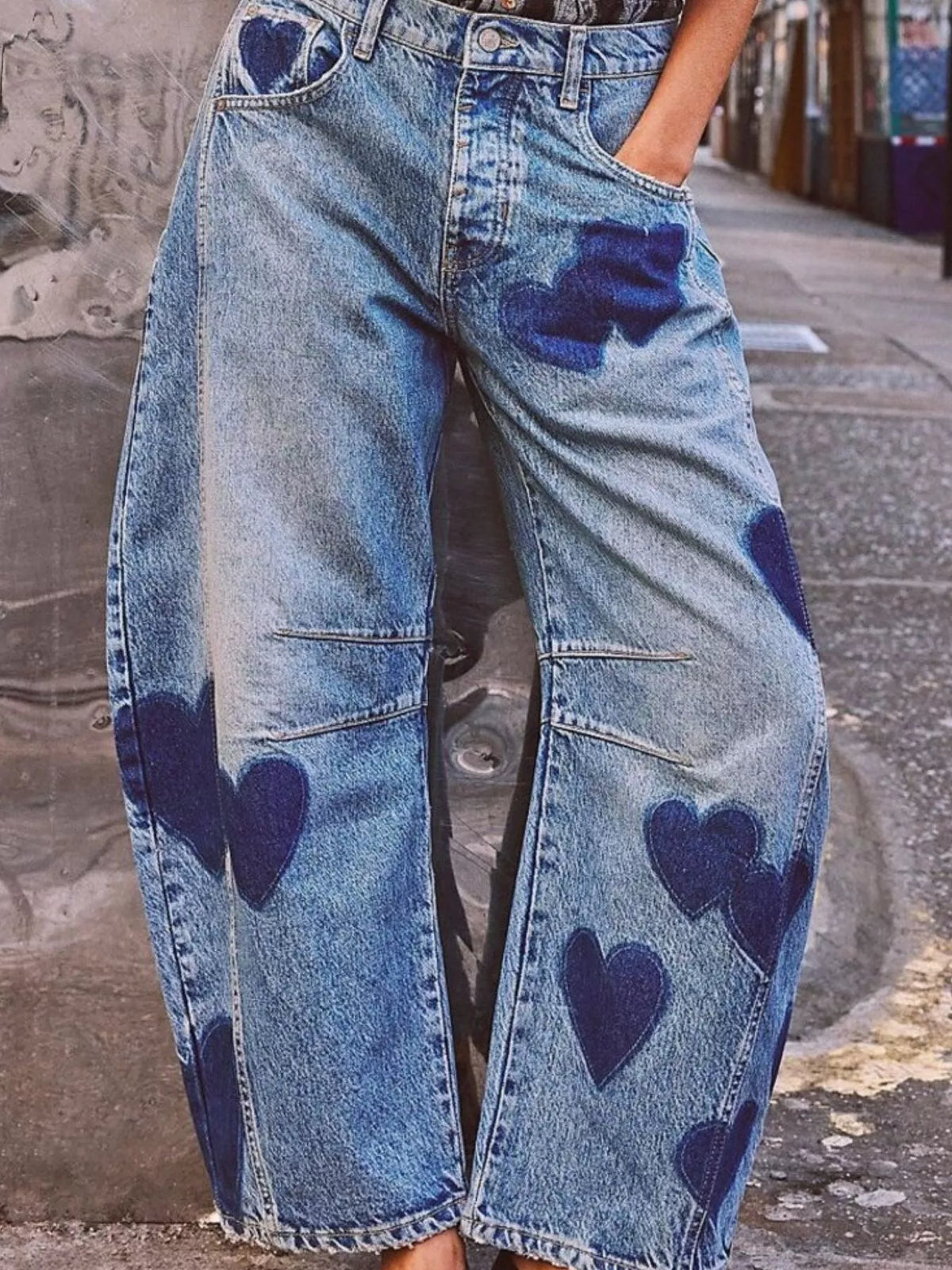 Mid Rise Wide-Leg Jeans - Lilixa.store