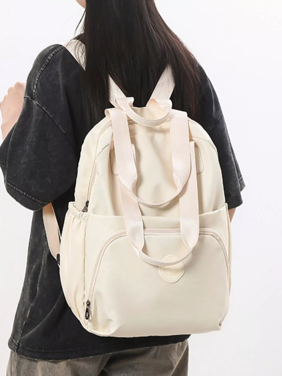 Lightweight Solid Color Backpack Bag - Lilixa.store