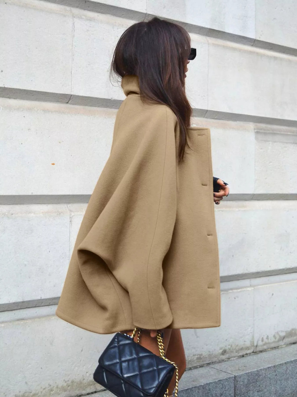 Button Up Long Sleeve Coat - Lilixa.store