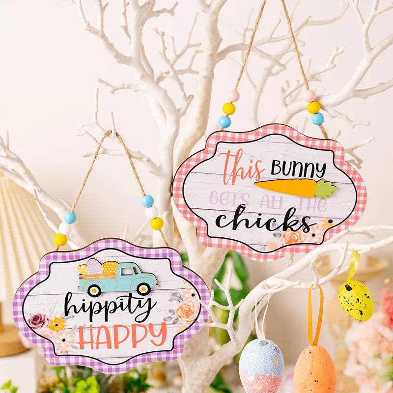 Easter Wooden Bead Hanging Widget - Lilixa.store