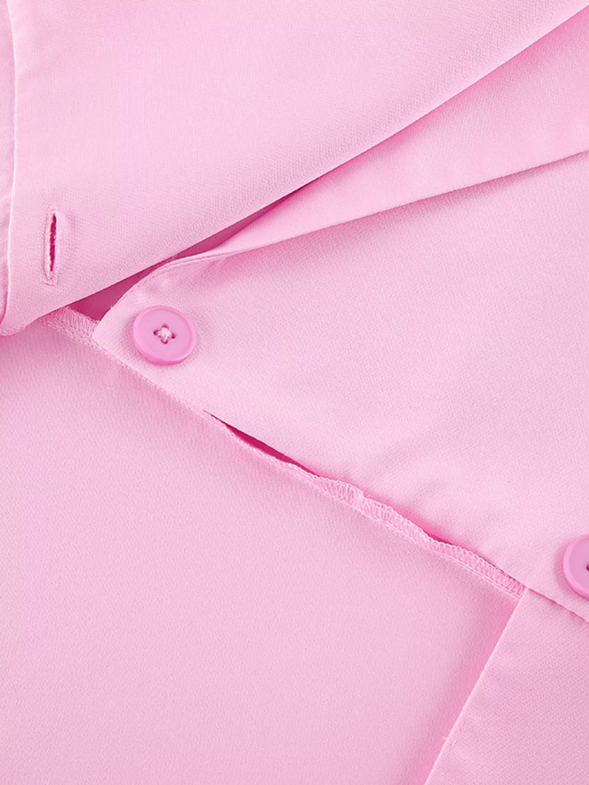 Sleeveless Blazer and Wide-Leg Pants Two-Piece Set in Pink, view 17