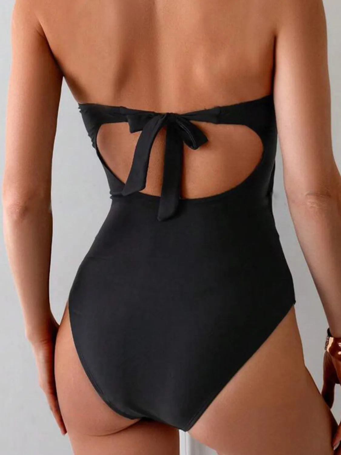 Cutout Sweetheart Neck One-Piece Swimwear - Lilixa.store