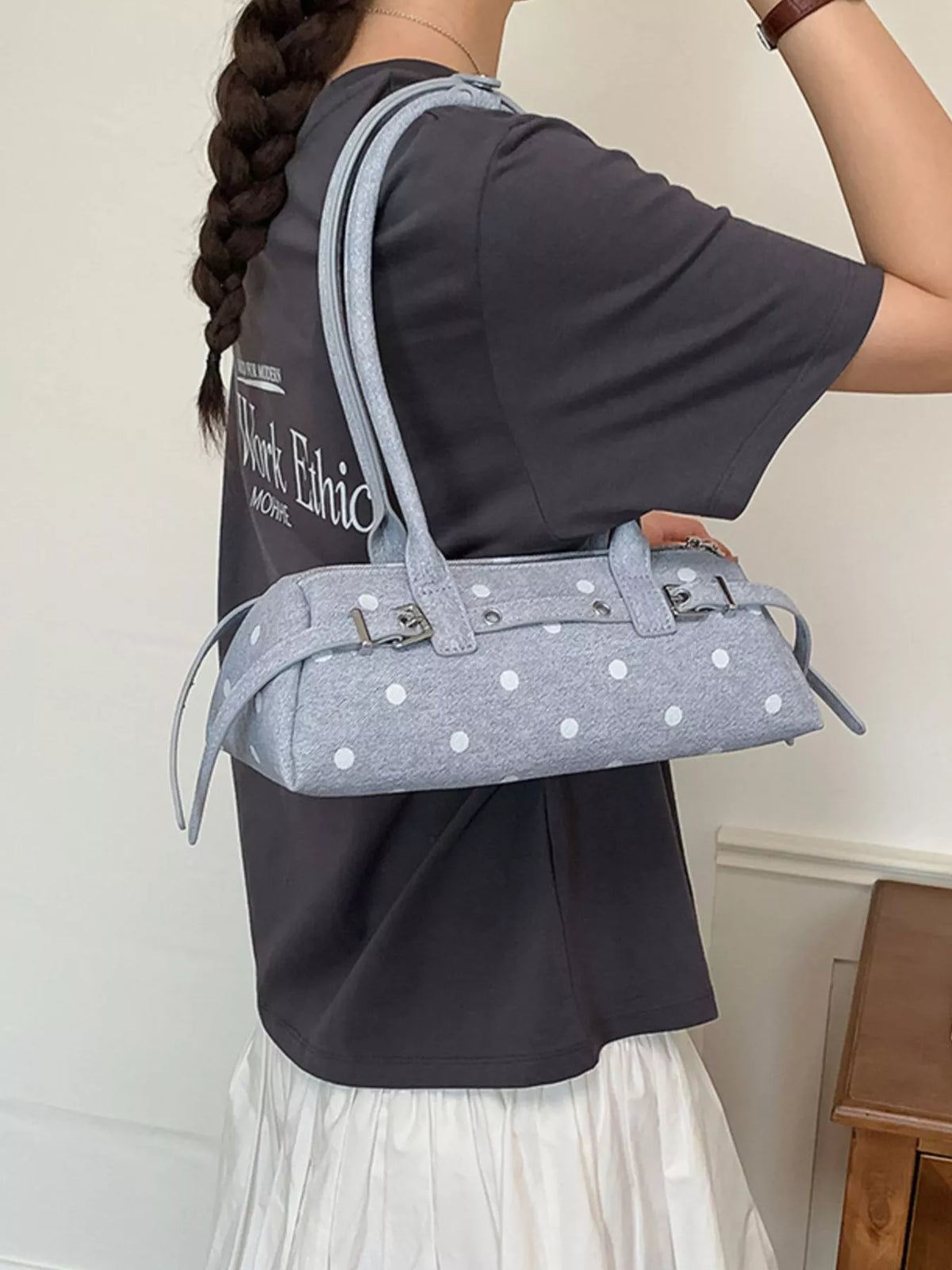 Polka Dot Shoulder Bag - Lilixa.store