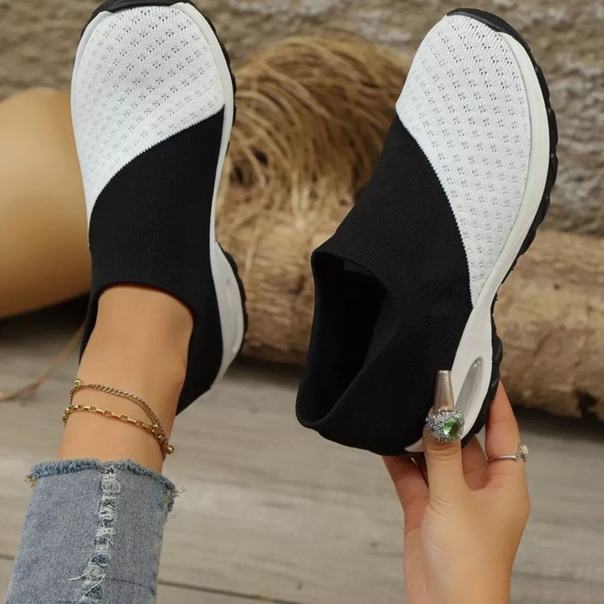 Color Block Mesh Athletic - Lilixa.store