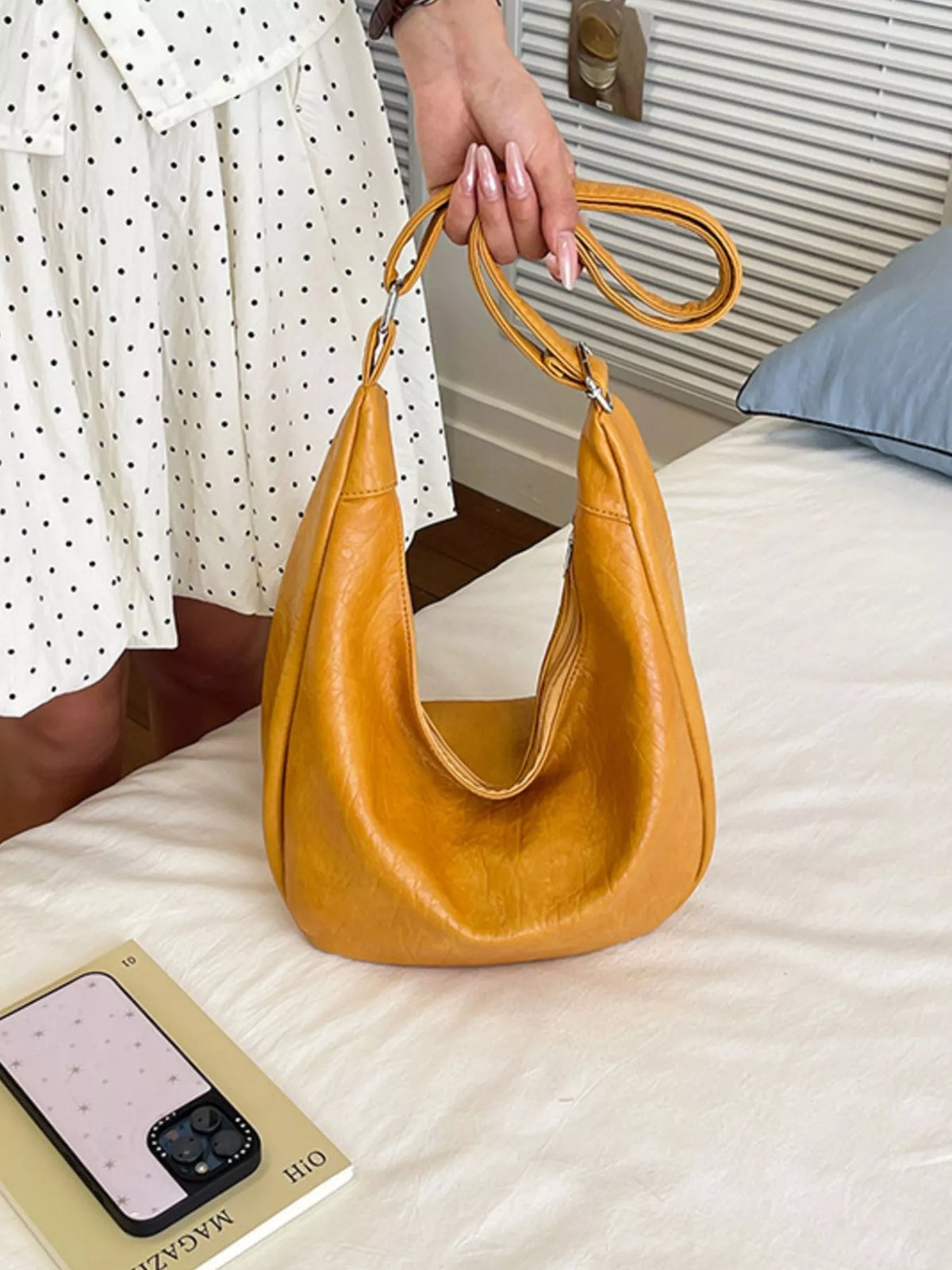 PU Leather Crossbody Bag