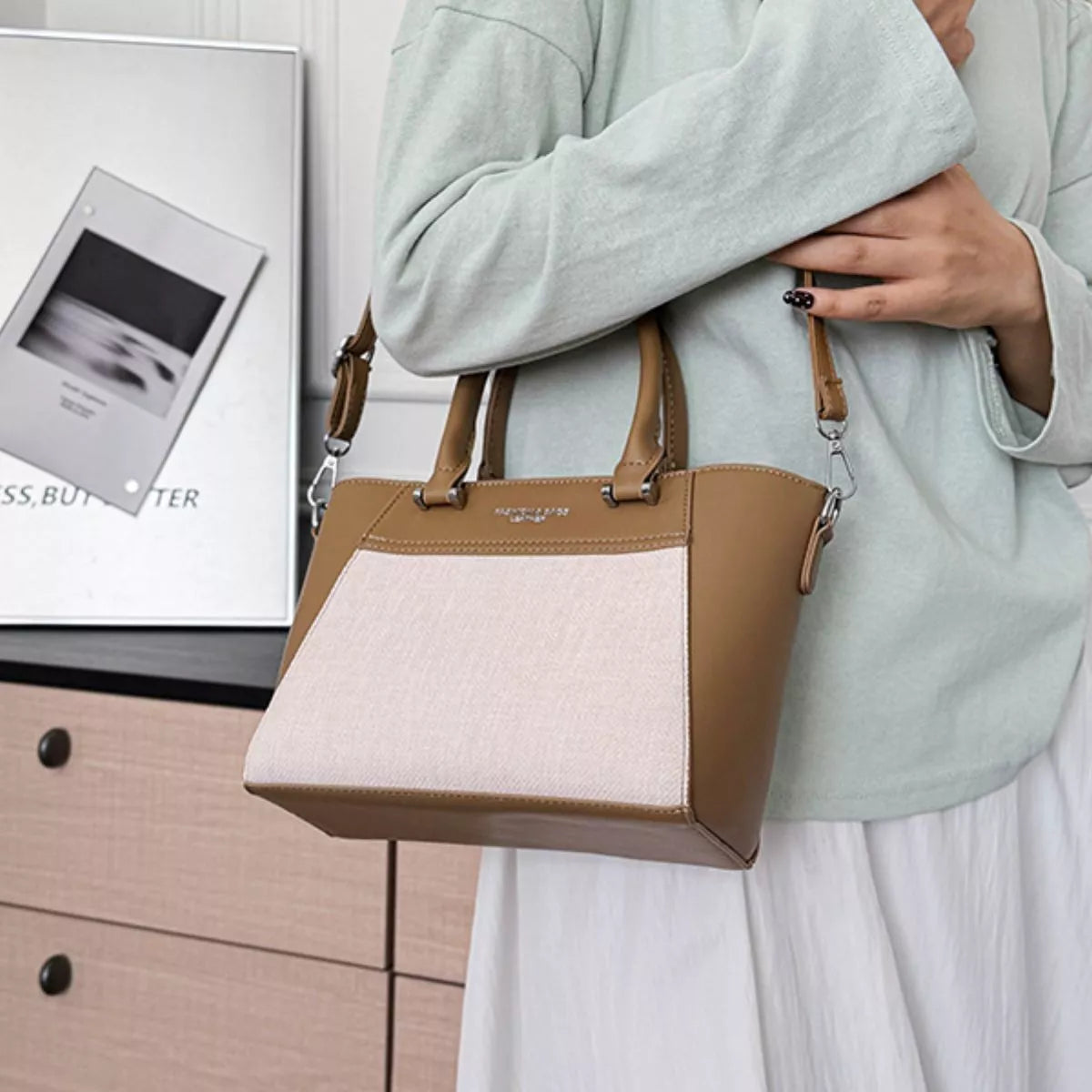Top Handle Crossbody Bag - Lilixa.store
