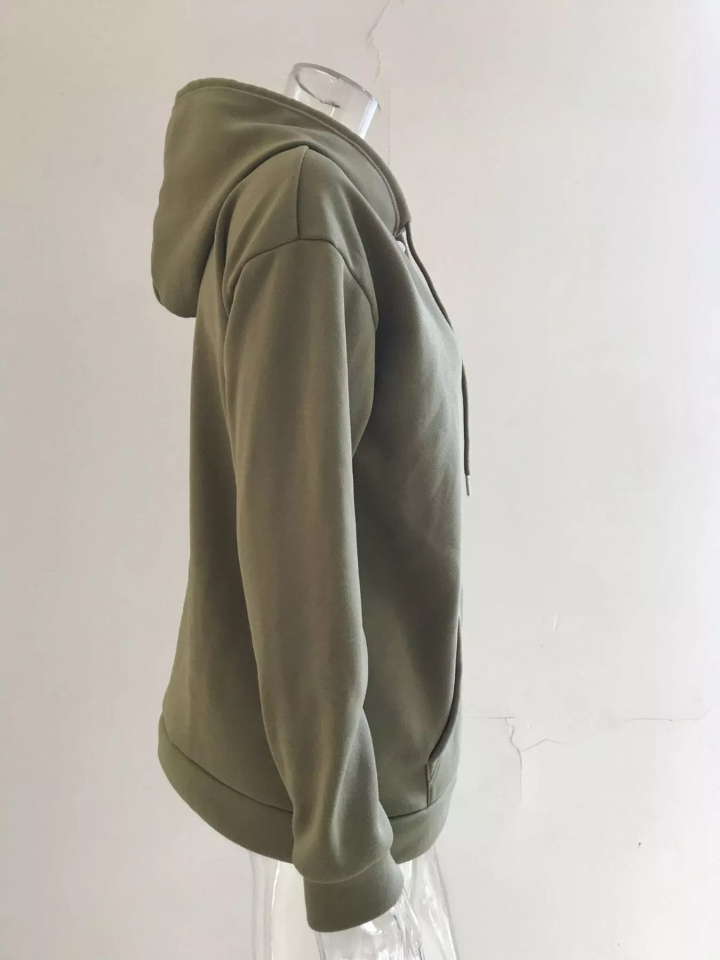 Full Size Kangaroo Pocket Drawstring Long Sleeve Hoodie Plus Size - Lilixa.store