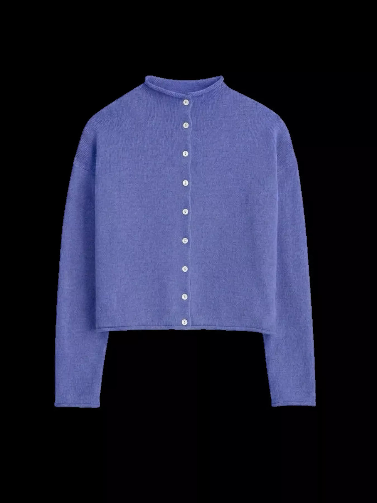 Mock Neck Button-Down Knit Cardigan, view 5