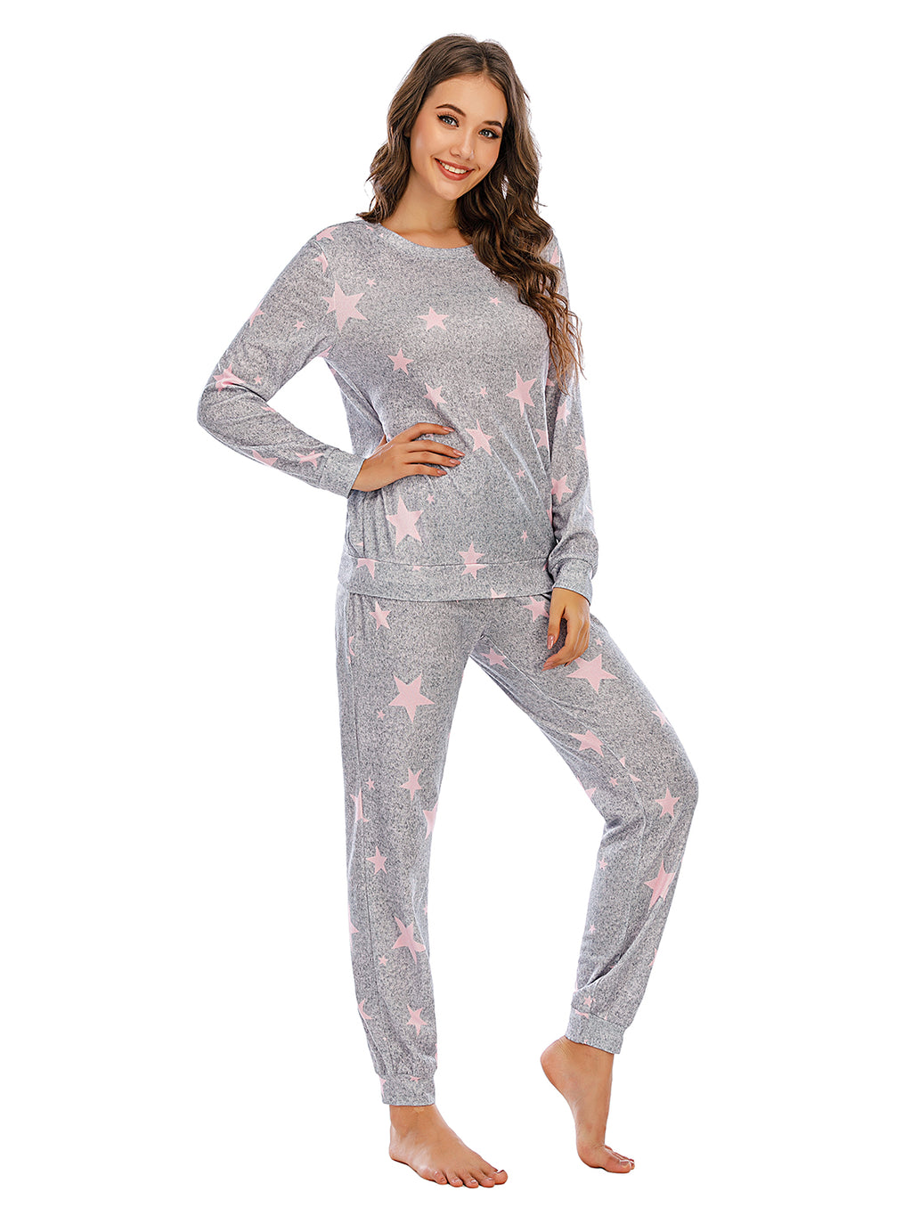 Star Top and Pants Lounge Set - Lilixa.store