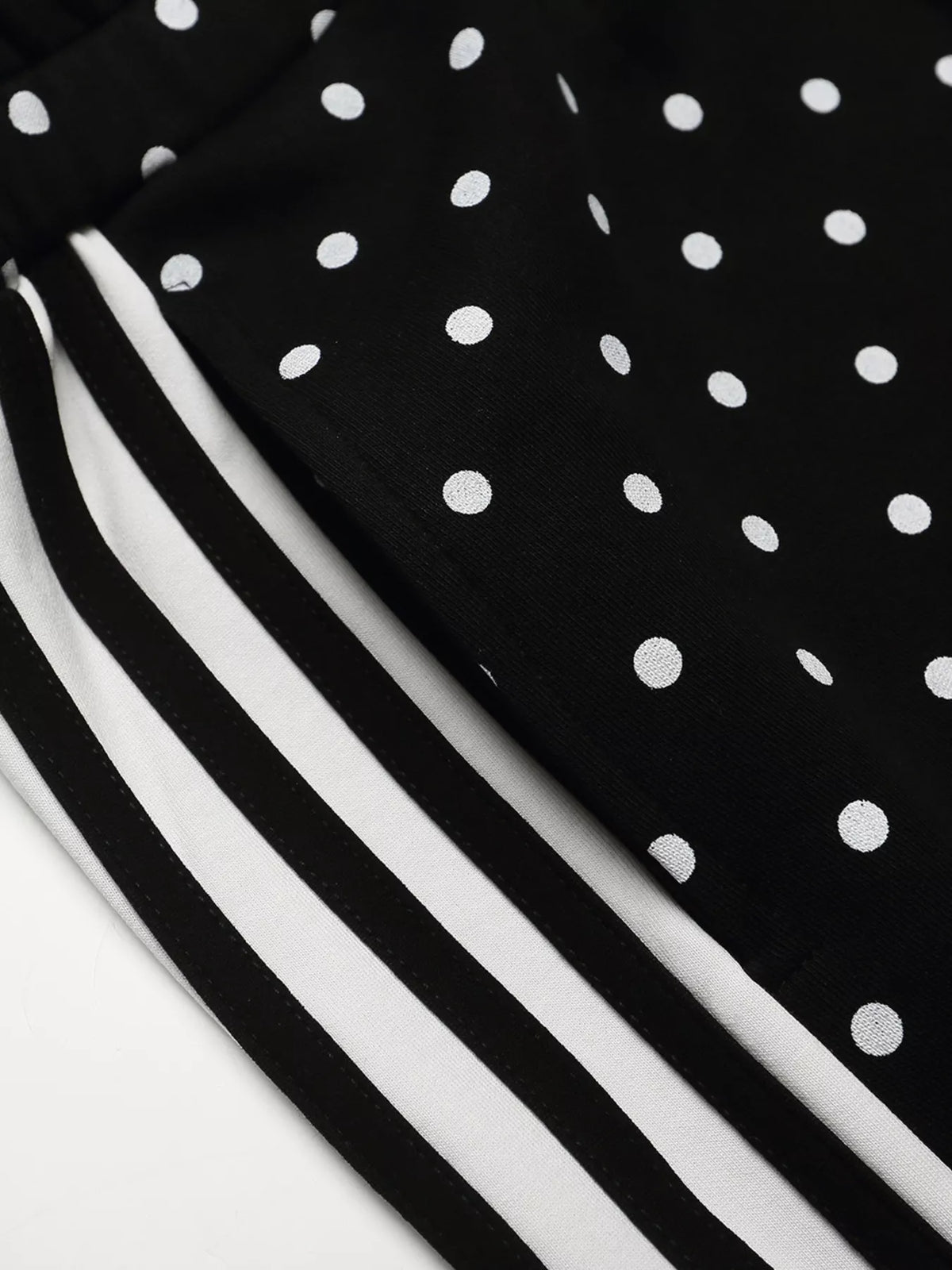 Men's Polka Dot Boxing Shorts with Camouflage Waistband