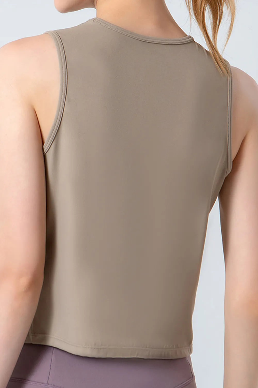 Round Neck Active Tank - Lilixa.store