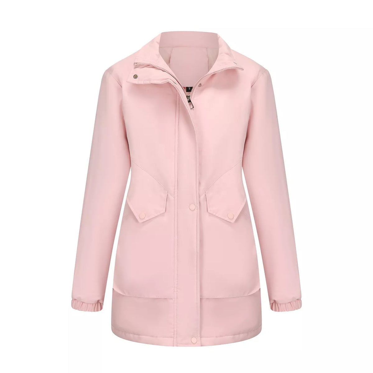 Full Size Fur Hooded Warm Winter Parka Outerwear Plus Size, view 8