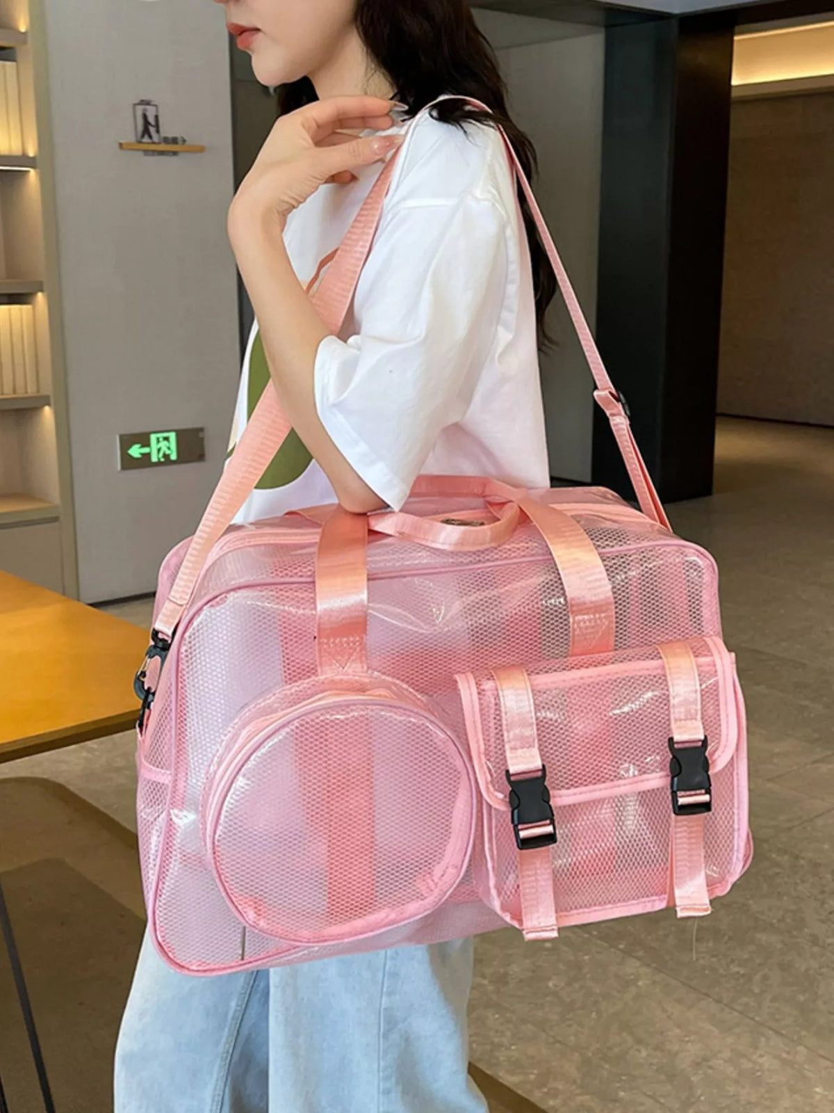 Multiple Pockets PVC Travel Bag - Lilixa.store