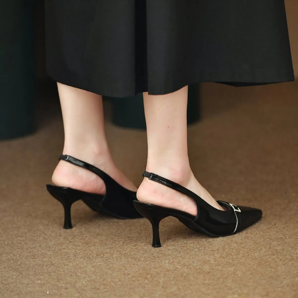 Pointed Toe Slingback Pumps - Lilixa.store