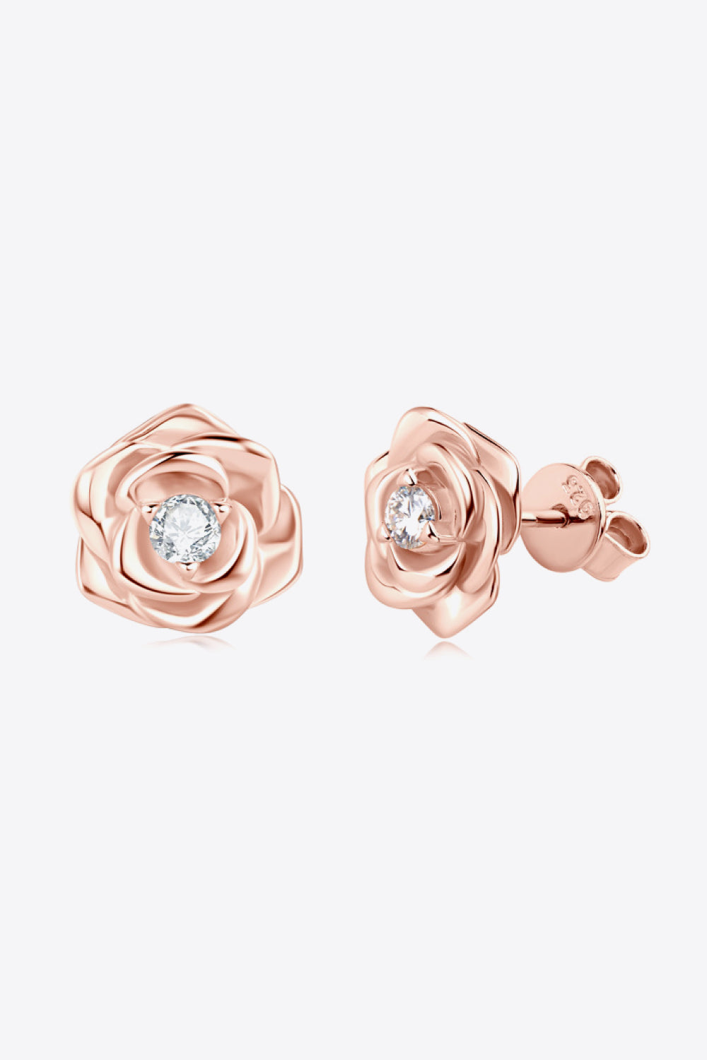 Adored Moissanite Flower 925 Sterling Silver Earrings - Lilixa.store