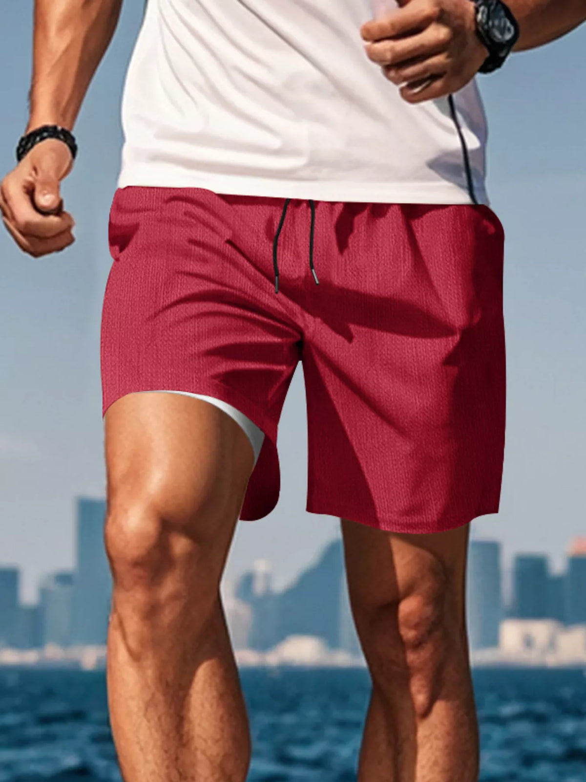 Men's Drawstring Causal Shorts - Lilixa.store