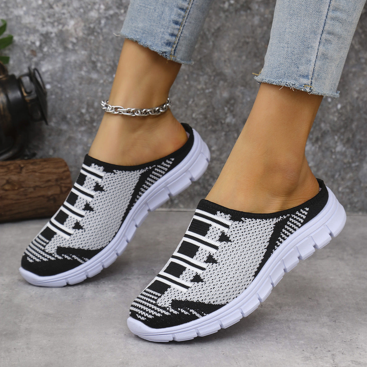 Breathable Knit Slip-Ons, view 4